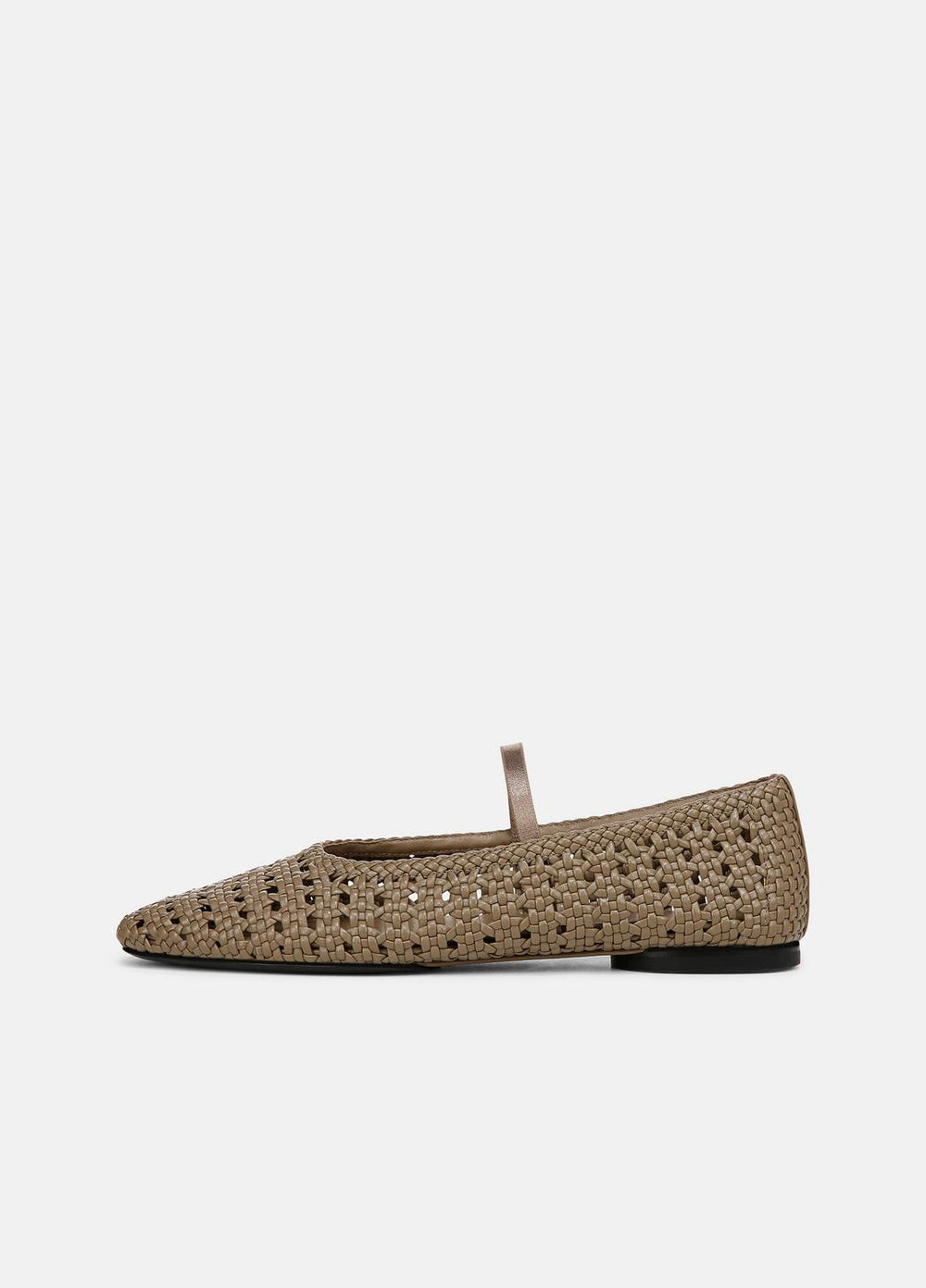 Vivian Leather Mary Jane Flat in Shoes - SAND SHELL