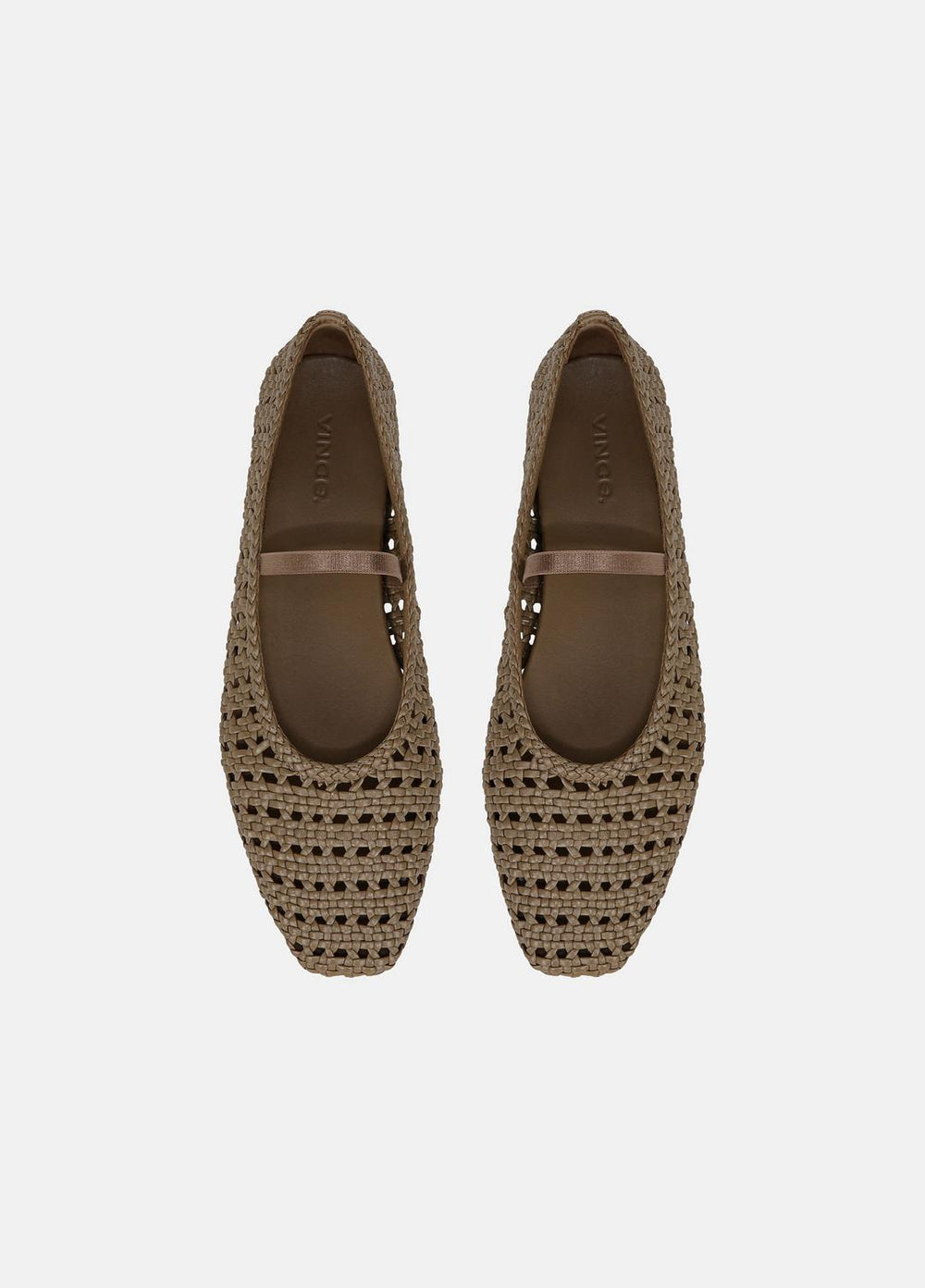 Vivian Leather Mary Jane Flat in Shoes - SAND SHELL