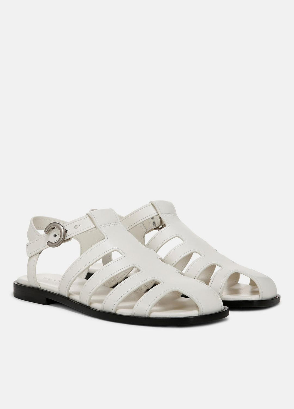 Melina Leather Fisherman Sandal in Shoes - MILK