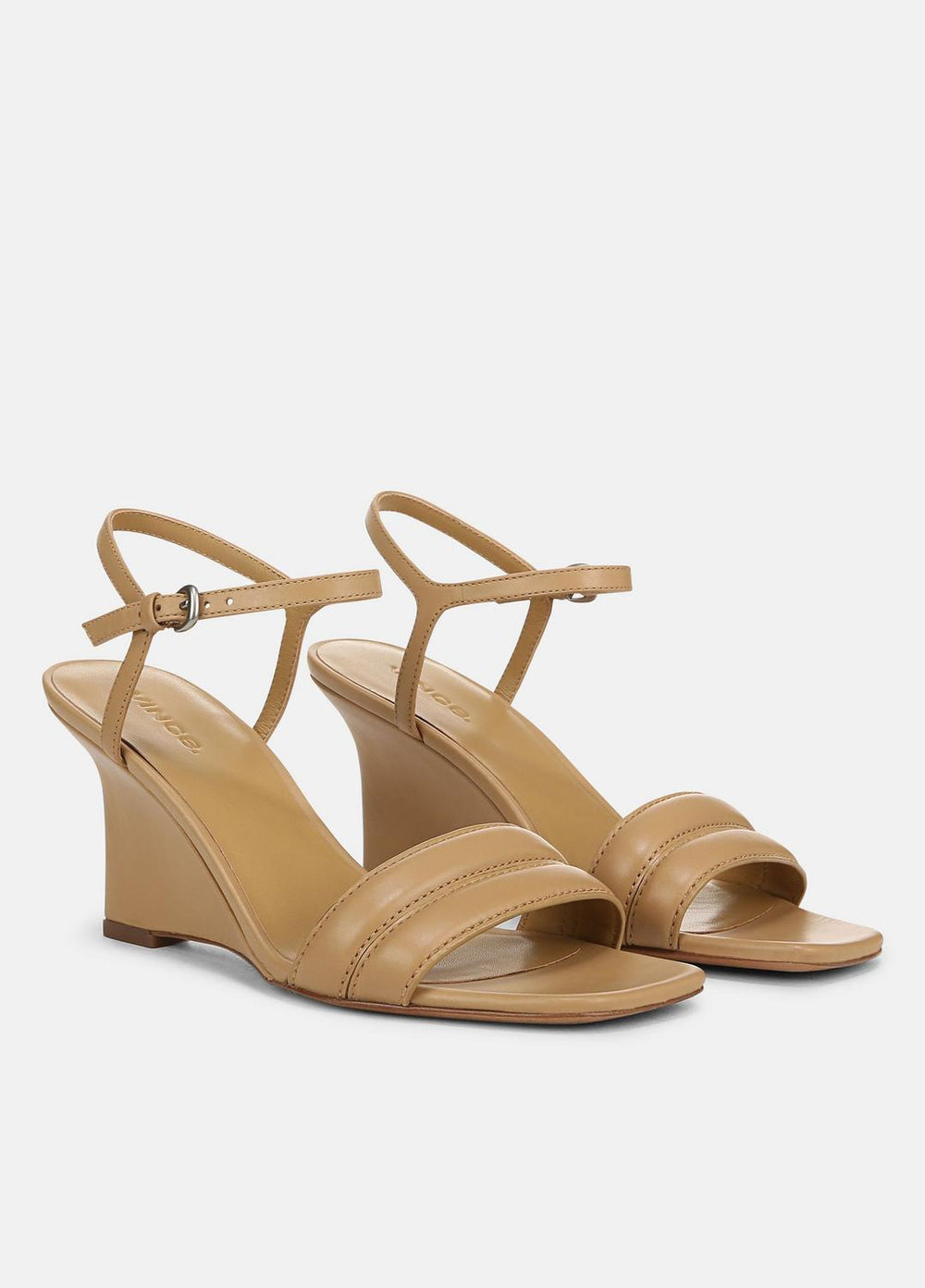 Prema Leather Wedge Sandal in Shoes - LIGHT SABLE