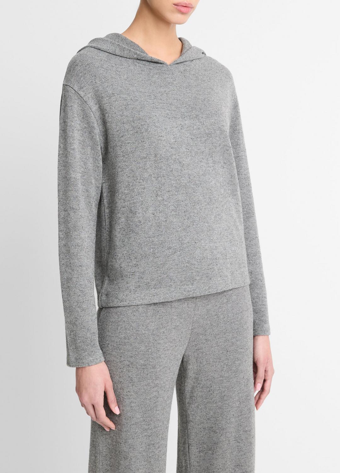 Cozy Long-Sleeve Hoodie in Shirts & Tees - DARK HEATHER GREY