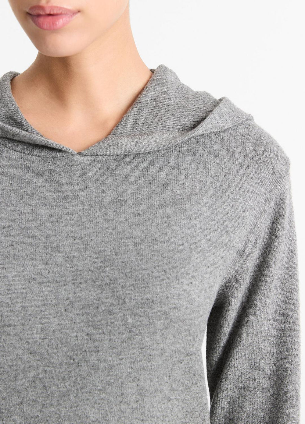 Cozy Long-Sleeve Hoodie in Shirts & Tees - DARK HEATHER GREY