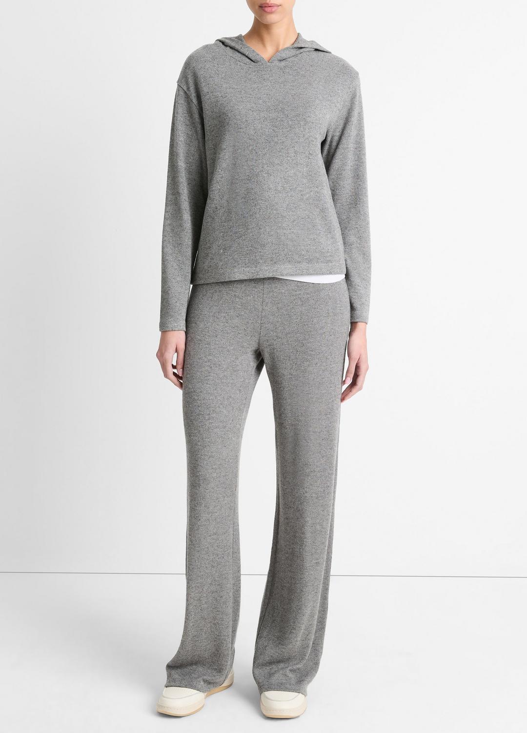 Cozy Long-Sleeve Hoodie in Shirts & Tees - DARK HEATHER GREY