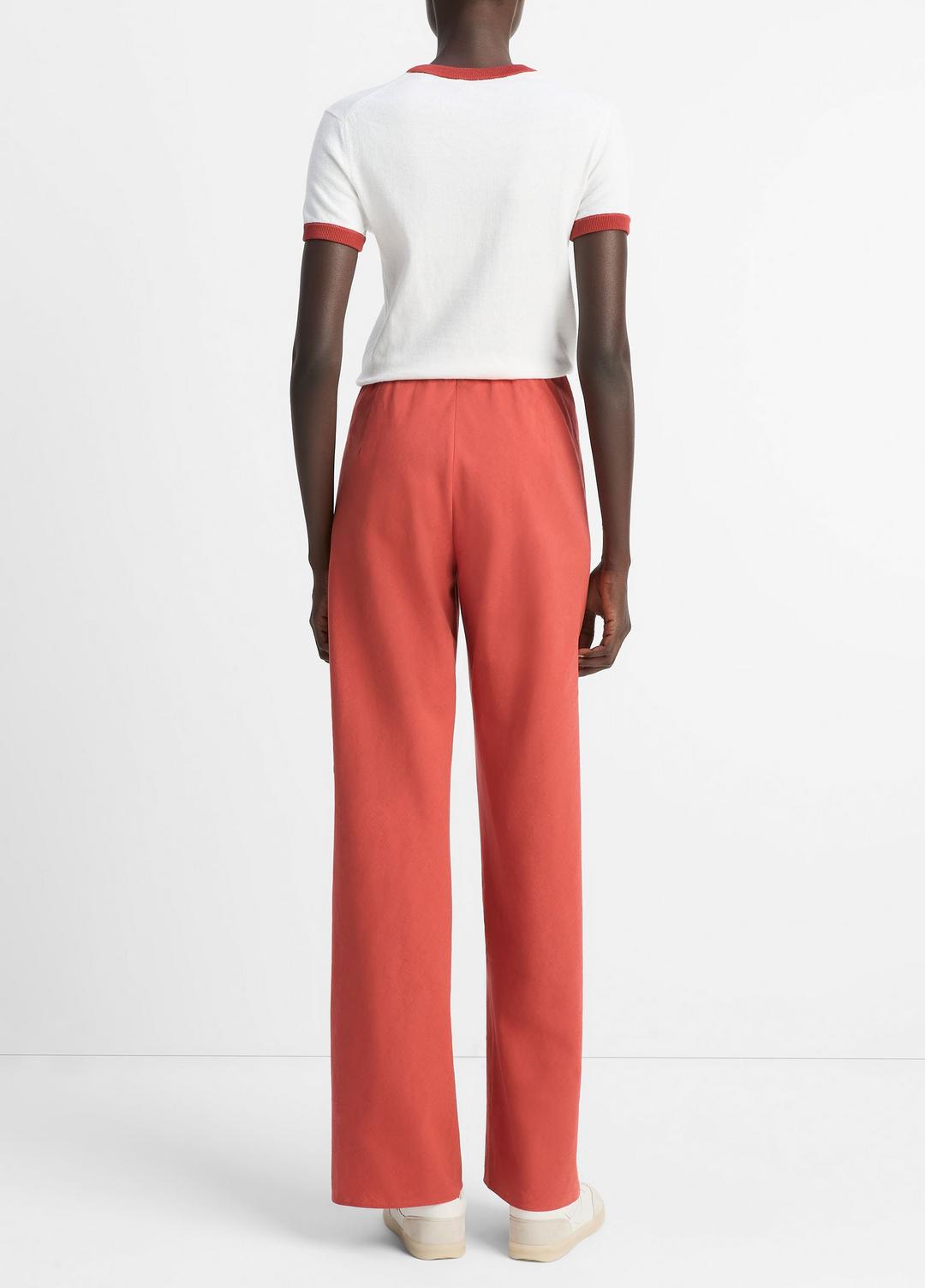 Cotton-Blend High-Waist Bias Pant in Pants & Shorts - TERRA