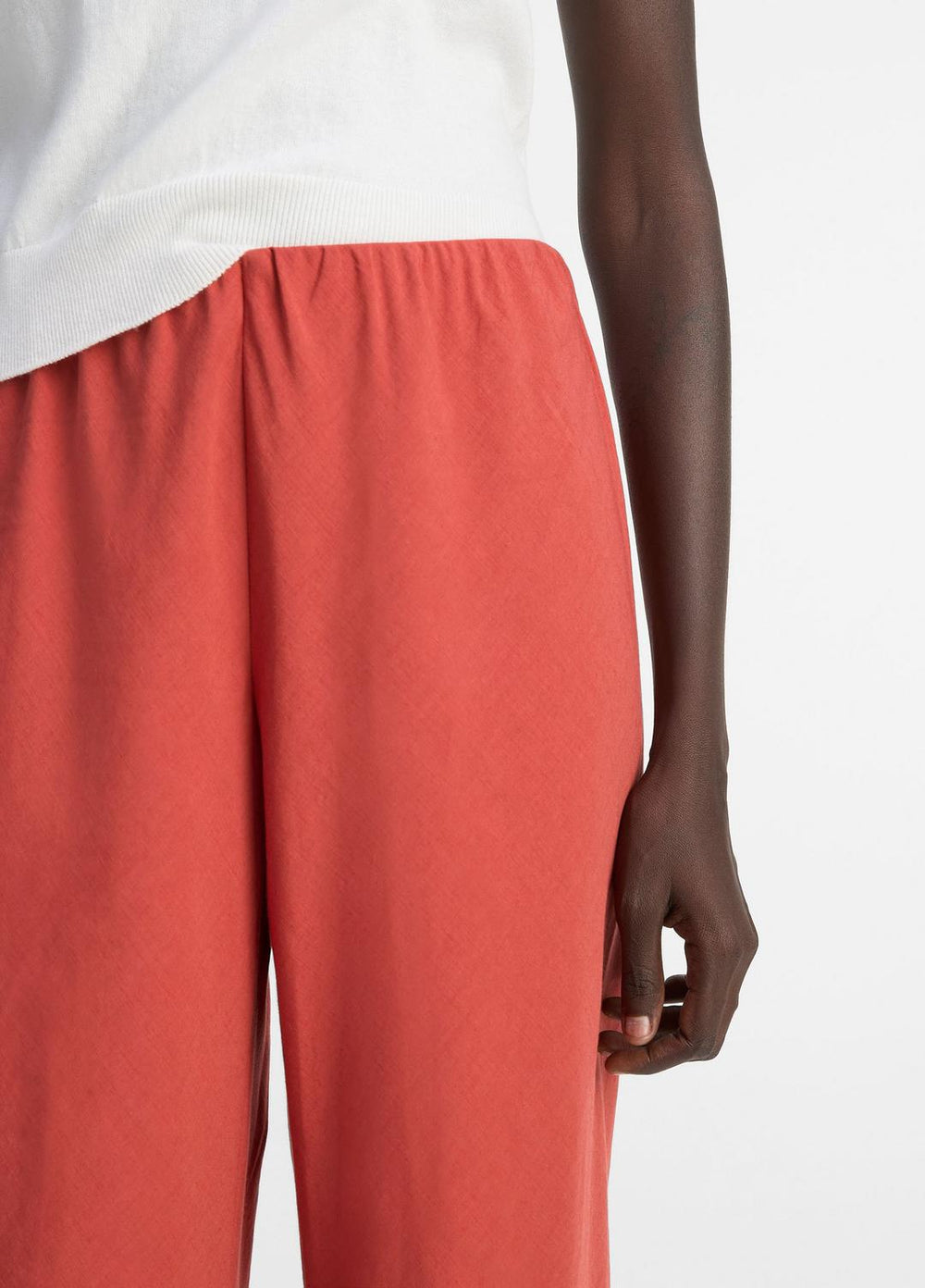 Cotton-Blend High-Waist Bias Pant in Pants & Shorts - TERRA