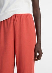 Cotton-Blend High-Waist Bias Pant in Pants & Shorts - TERRA