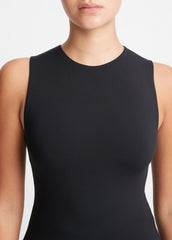 Stretch-Jersey Shell in Shirts & Tees - BLACK