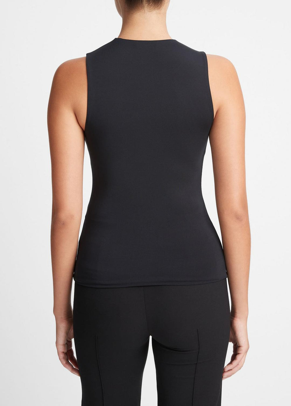 Stretch-Jersey Shell in Shirts & Tees - BLACK