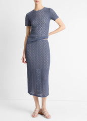 Floral Smocked Skirt in Dresses & Skirts - MAUVE THISTLE